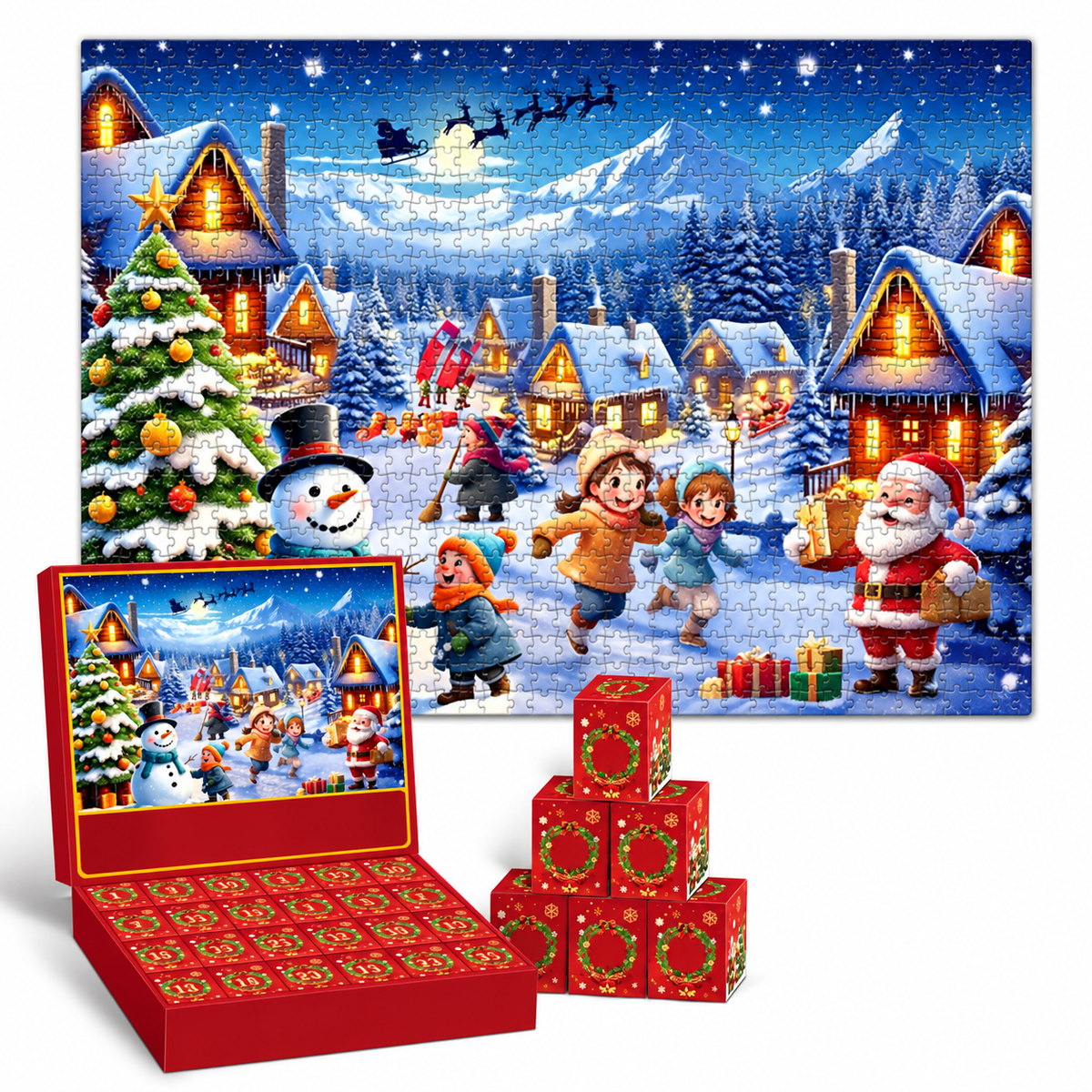 Giftmas™ Christmas Village Puzzle