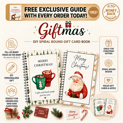 Giftmas™ Christmas Gift Card Book