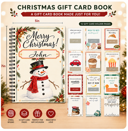 Giftmas™ Christmas Gift Card Book