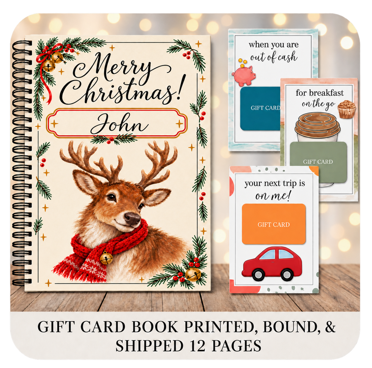 Giftmas™ Christmas Gift Card Book