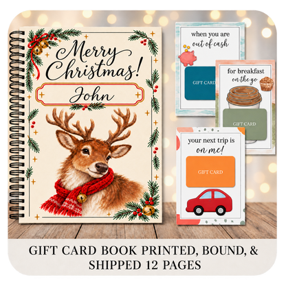 Giftmas™ Christmas Gift Card Book