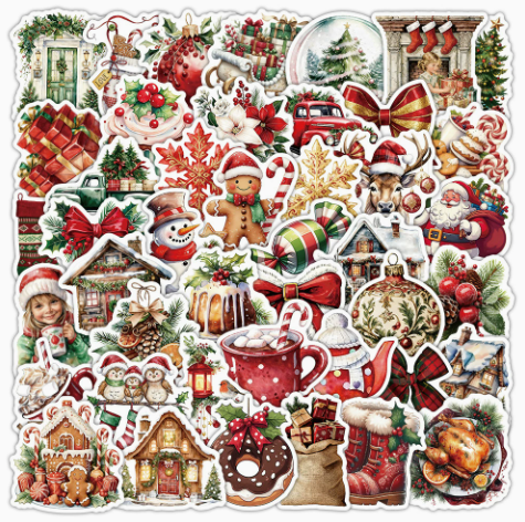 Christmas Personalization Sticker Pack